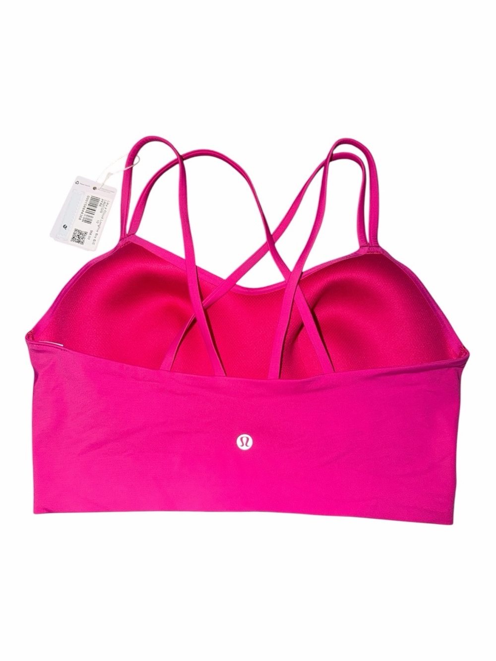 Lululemon Like a Cloud Longline Bra Pink Flare NWT Sizes 6 B/C Cup - Picture 6 of 9